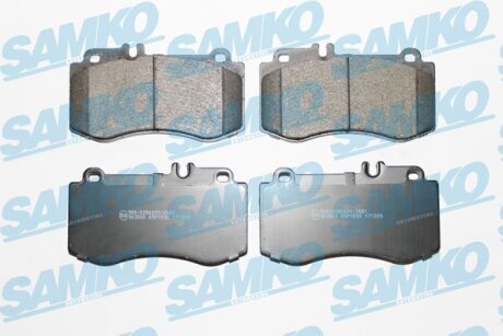 Комплект гальмівних накладок, дискове гальмо SAMKO 5SP1592