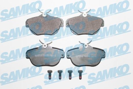 Комплект гальмівних накладок, дискове гальмо SAMKO 5SP1603