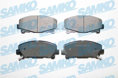 Колодки гальмівні передні Honda Accord VIII, IX (07->) (сист. Akebono) (LPR-) SAMKO 5SP1607