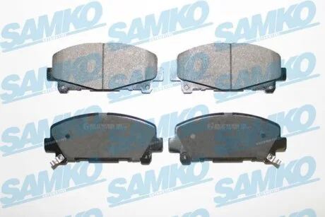Колодки гальмівні передні Honda Accord VIII, IX (07->) (сист. Akebono) (LPR-) SAMKO 5SP1607