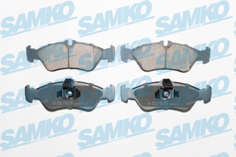 Комплект гальмівних накладок, дискове гальмо SAMKO 5SP1611