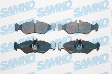 Комплект гальмівних накладок, дискове гальмо SAMKO 5SP1614