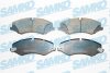Комплект гальмівних накладок, дискове гальмо SAMKO 5SP1616 (фото 1)
