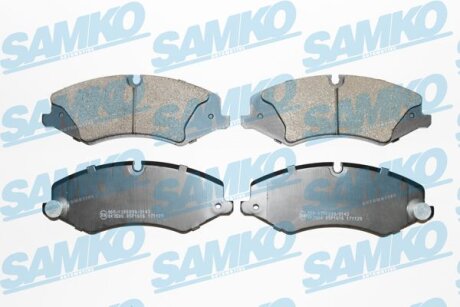 Комплект гальмівних накладок, дискове гальмо SAMKO 5SP1616