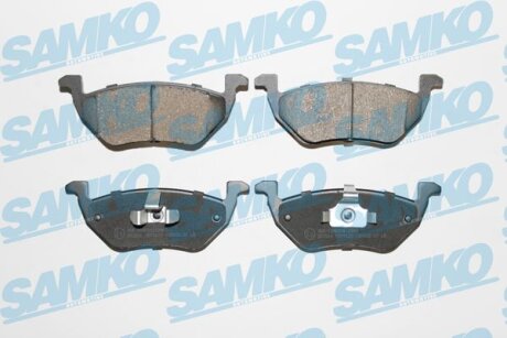 Комплект гальмівних накладок, дискове гальмо SAMKO 5SP1620