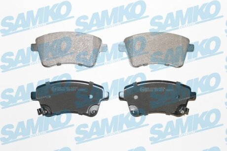 Комплект гальмівних накладок, дискове гальмо SAMKO 5SP1623