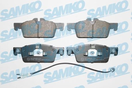 Комплект гальмівних накладок, дискове гальмо SAMKO 5SP1626A