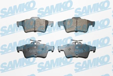 Комплект гальмівних накладок, дискове гальмо SAMKO 5SP1637