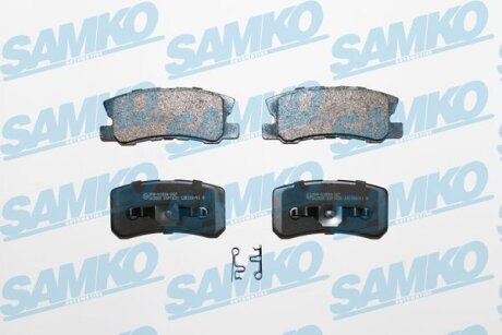 Комплект гальмівних накладок, дискове гальмо SAMKO 5SP1639