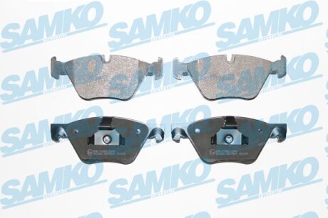 Комплект гальмівних накладок, дискове гальмо SAMKO 5SP1641