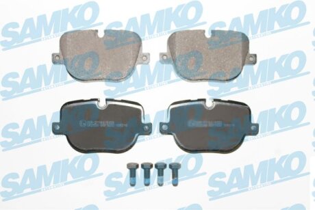 Комплект гальмівних накладок, дискове гальмо SAMKO 5SP1652
