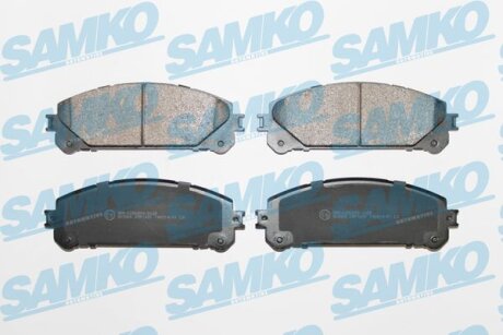 Колодки гальмівні передні Toyota Camry 17->/Highlander 07->/Rav4 IV/V (LPR-) SAMKO 5SP1691