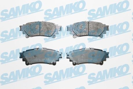 Комплект гальмівних накладок, дискове гальмо SAMKO 5SP1693