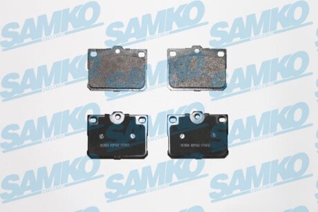 Комплект гальмівних накладок, дискове гальмо SAMKO 5SP169