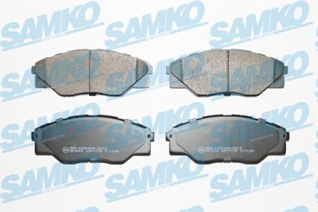 Комплект гальмівних накладок, дискове гальмо SAMKO 5SP1718