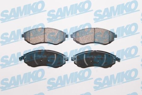 Комплект гальмівних накладок, дискове гальмо SAMKO 5SP1730