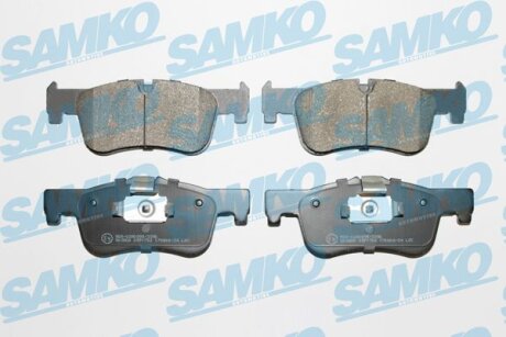 Комплект гальмівних накладок, дискове гальмо SAMKO 5SP1752