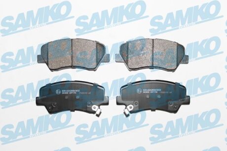 Колодки гальмівні передні Hyundai Accent IV, Kia Ceed 12-> (LPR-) SAMKO 5SP1753