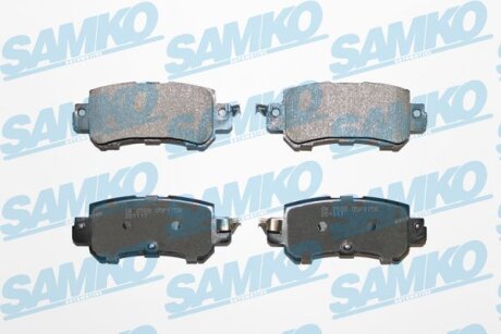 Колодки гальмівні задні Mazda CX-3, CX-5 11-> (LPR-) SAMKO 5SP1756