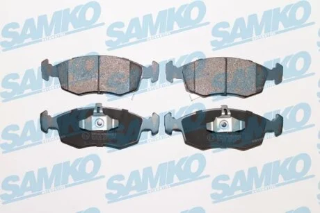 Комплект гальмівних накладок, дискове гальмо SAMKO 5SP1766