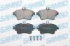 Комплект гальмівних накладок, дискове гальмо SAMKO 5SP1780 (фото 1)