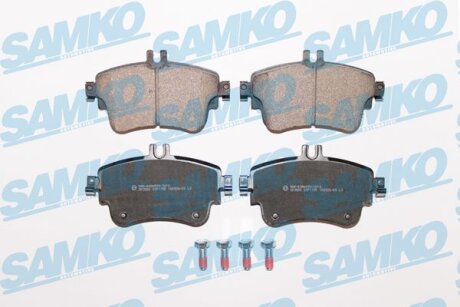 Комплект гальмівних накладок, дискове гальмо SAMKO 5SP1780