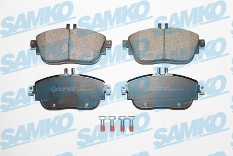Комплект гальмівних накладок, дискове гальмо SAMKO 5SP1781