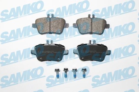 Комплект гальмівних накладок, дискове гальмо SAMKO 5SP1782