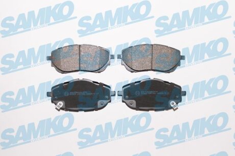 Колодки гальмівні передні Toyota Auris, Corolla 12-> (LPR-) SAMKO 5SP1784