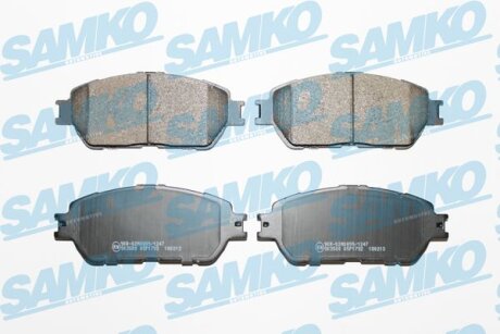 Колодки гальмівні передні Toyota Previa 2.4 00-> (LPR-) SAMKO 5SP1792