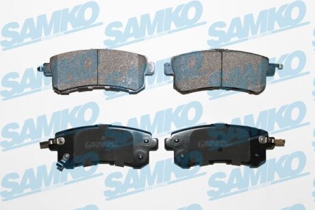 Комплект гальмівних накладок, дискове гальмо SAMKO 5SP1798