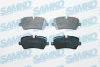 Комплект гальмівних накладок, дискове гальмо SAMKO 5SP1801 (фото 1)