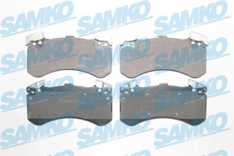 Комплект гальмівних накладок, дискове гальмо SAMKO 5SP1806