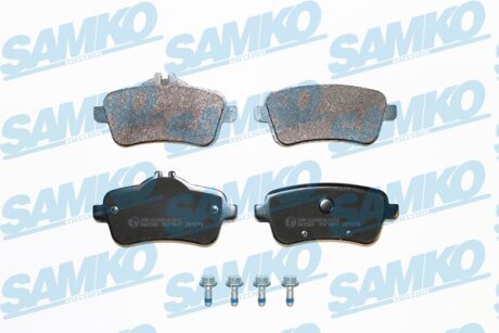 Комплект гальмівних накладок, дискове гальмо SAMKO 5SP1817