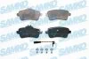 Комплект гальмівних накладок, дискове гальмо SAMKO 5SP1817A (фото 1)