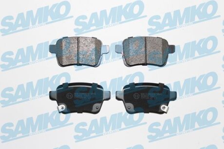 Комплект гальмівних накладок, дискове гальмо SAMKO 5SP1827