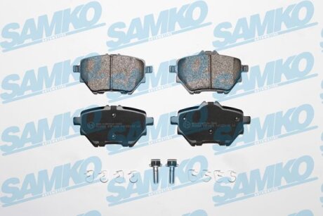 Комплект гальмівних накладок, дискове гальмо SAMKO 5SP1838