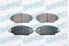 Комплект гальмівних накладок, дискове гальмо SAMKO 5SP1846 (фото 1)