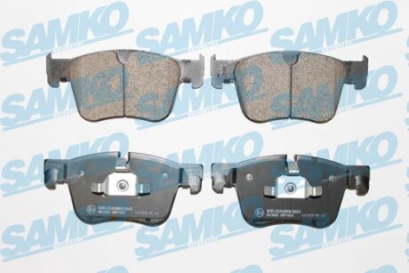 Комплект гальмівних накладок, дискове гальмо SAMKO 5SP1853