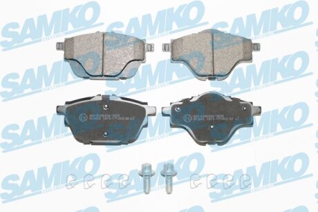 Колодки гальмівні задні Citroen C4, Peugeot 308, 3008. 5008 13-> (LPR-) SAMKO 5SP1873