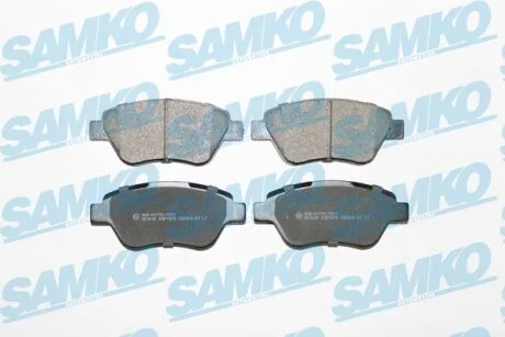 Комплект гальмівних накладок, дискове гальмо SAMKO 5SP1878