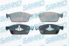 Комплект гальмівних накладок, дискове гальмо SAMKO 5SP1879 (фото 1)