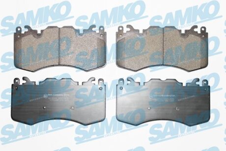 Комплект гальмівних накладок, дискове гальмо SAMKO 5SP1885