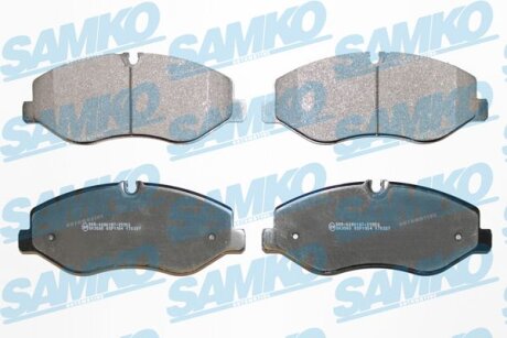 Комплект гальмівних накладок, дискове гальмо SAMKO 5SP1904