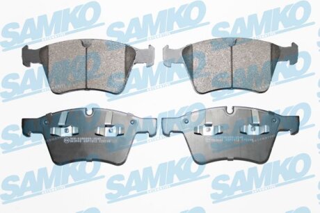 Комплект гальмівних накладок, дискове гальмо SAMKO 5SP1912