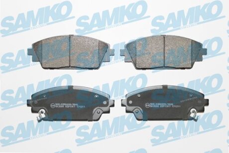 Колодки гальмівні передні Mazda 3 (13->), CX-3 (15->) (LPR-) SAMKO 5SP1917