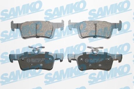 Комплект гальмівних накладок, дискове гальмо SAMKO 5SP1929