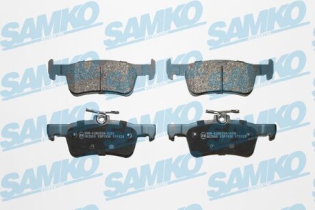 Комплект гальмівних накладок, дискове гальмо SAMKO 5SP1930