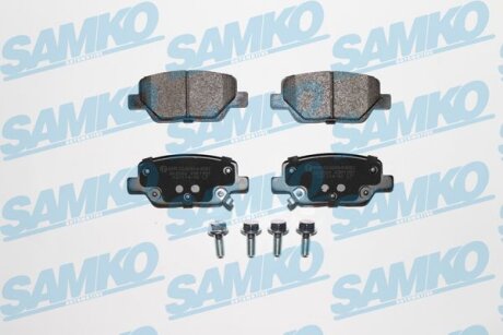 Комплект гальмівних накладок, дискове гальмо SAMKO 5SP1951