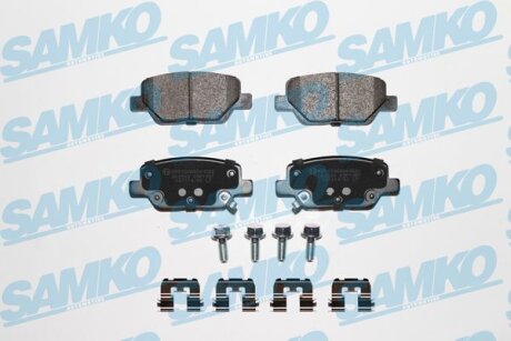 Комплект гальмівних накладок, дискове гальмо SAMKO 5SP1951K